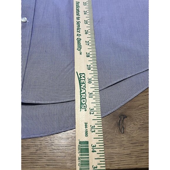 Lands Mens Shirt 16 1/2 34 Business Casual Office‎ Wear Neutral Occasion Wedding - Picture 5 of 12